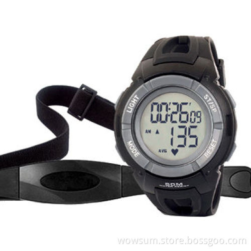 Heart Rate Monitor for Fitness, Calorie Counter/Stopwatch/Countdown Timer